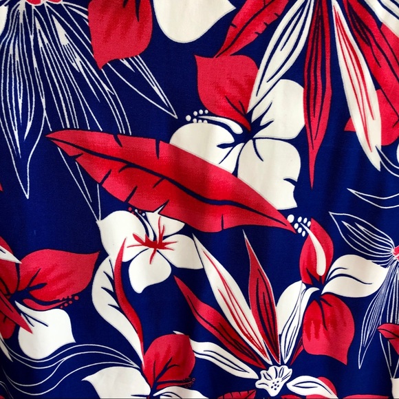 Cover Up Patriotic 4th of July Cover Up Beach Dress Size S/M , Stretch Top NWOT - Picture 3 of 6